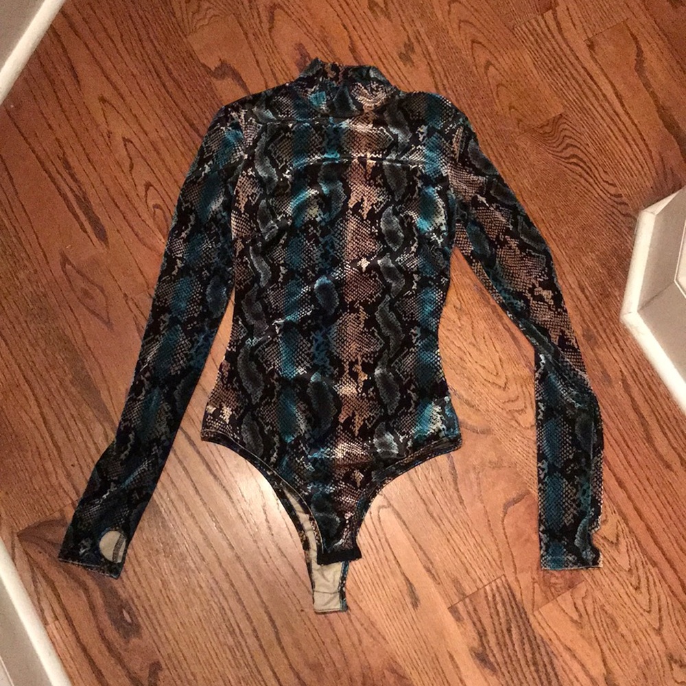 I.am.gia Kenzie Snakeskin Bodysuit. Like new.